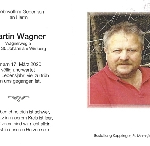 verstorben am 17. März 2020
