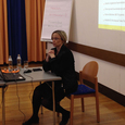 Beate Zechmeister, Frauenbeauftragte des Landes OÖ im Linzer Haus der Frau