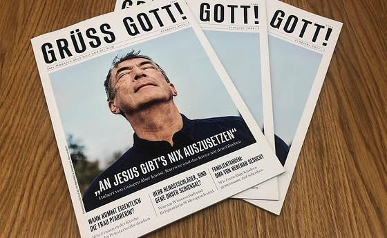 Gern gelesen und nun 'versilbert': das 'Grüß Gott!'-Magazin