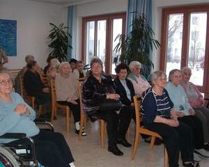 Weihnachtsgottesdienst im Seniorenheim