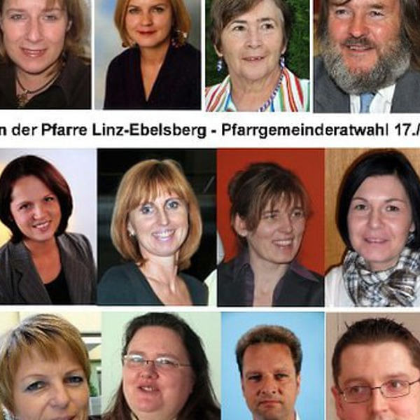 KandidatInnen der Pfarre Linz-Ebelsberg - Pfarrgemeinderatswahl