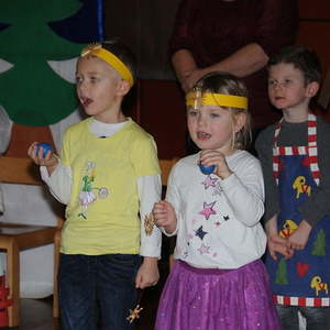 Kindergarten feiert Weihnachten