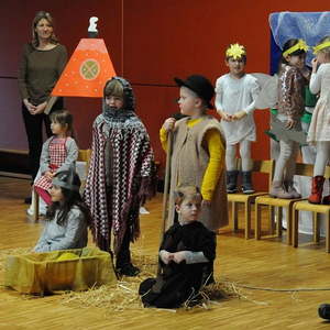 Kindergarten feiert Weihnachten