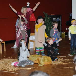 Kindergarten feiert Weihnachten