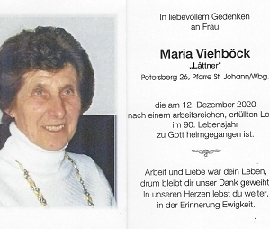 verstorben am 12. Dezember 2020